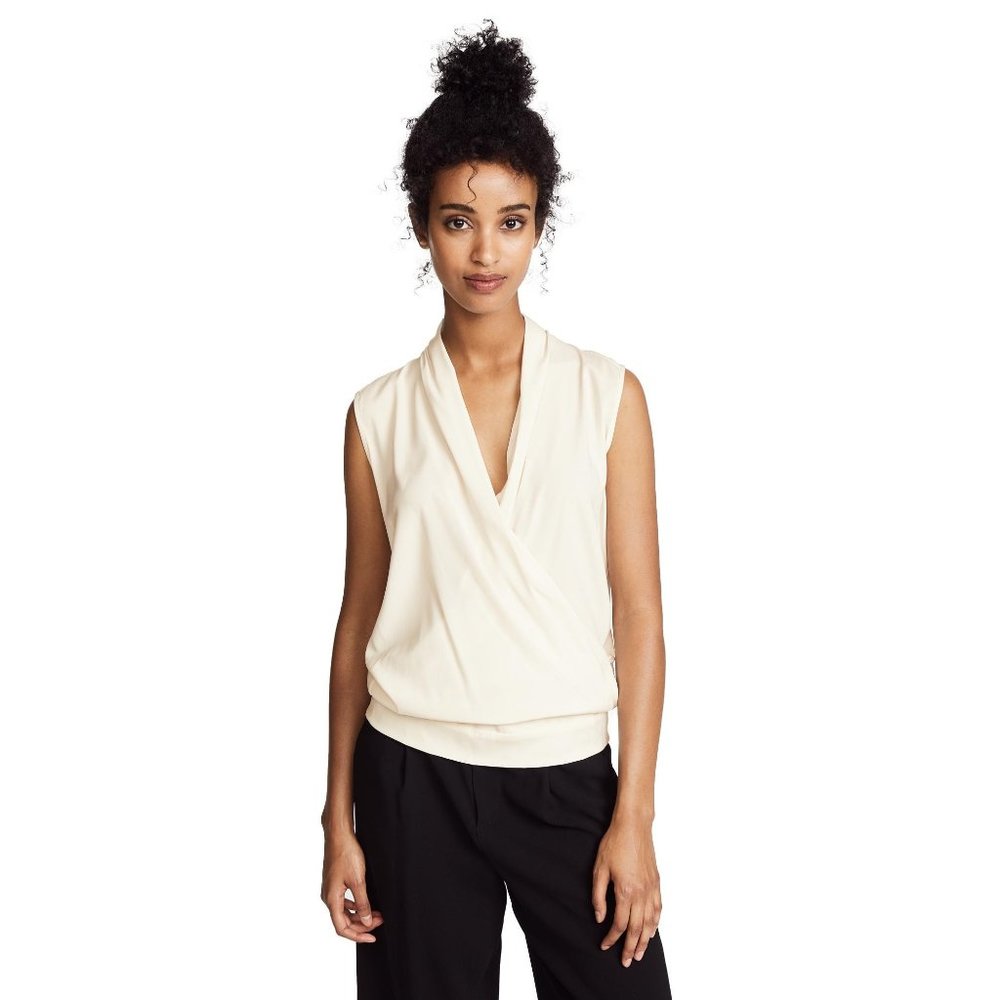 CLOSING SALE Zero Maria Cornejo Silk Charmeuse Top